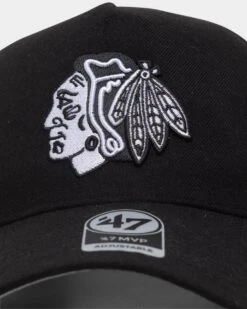 '47 BRAND 47 Brand Chicago Blackhawks MVP DT Snapback Black/White -Culture Kings 01014683 YB012 default 000050