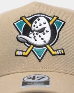 '47 BRAND 47 Brand Anaheim Ducks 'Khaki Team' MVP DT Snapback Khaki -Culture Kings 01021277 YK001 default 0050