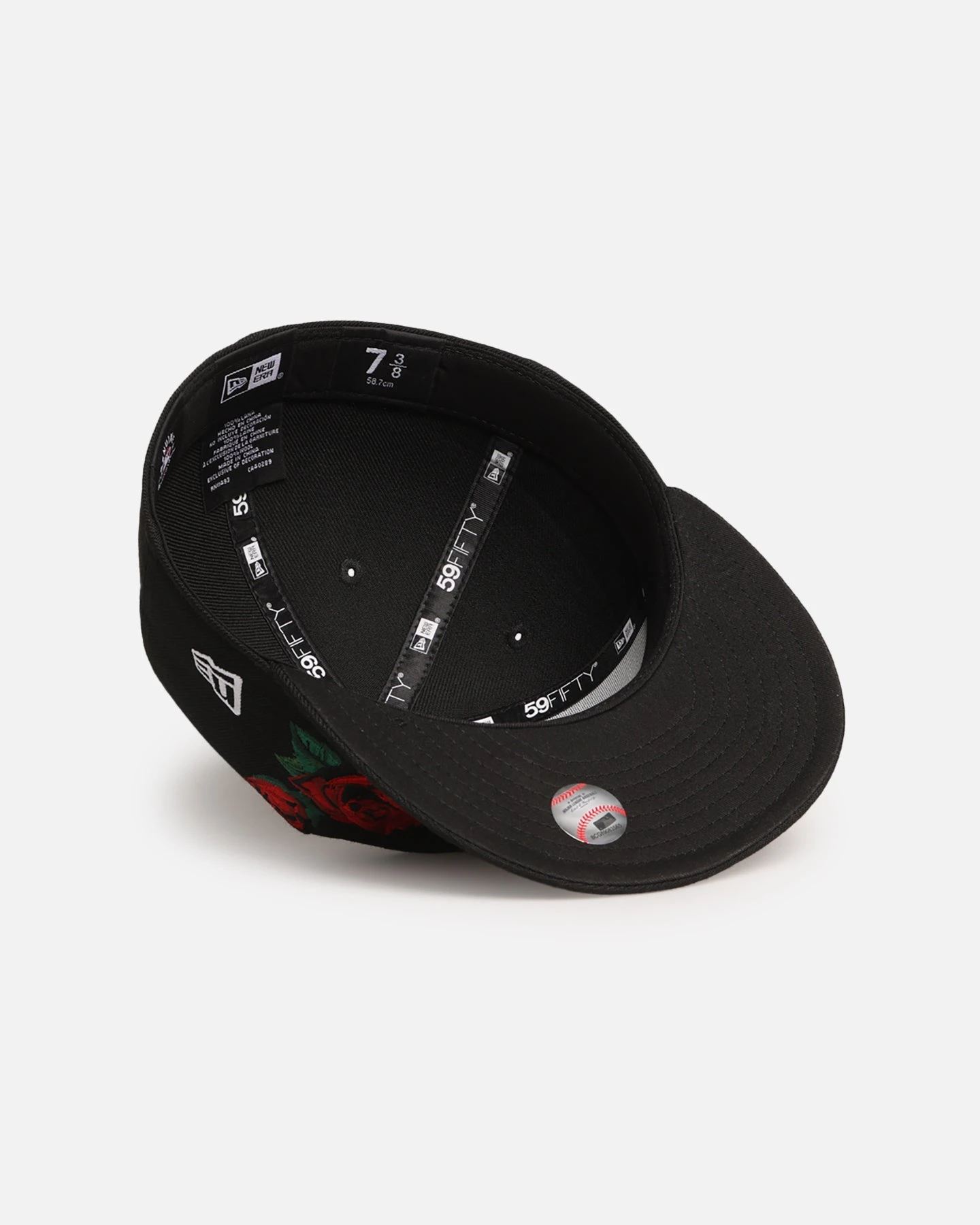 New Era New York Yankees 'Rose Emblem' 59FIFTY Fitted Black/Rose 8 New Era New York Yankees 'Rose Emblem' 59FIFTY Fitted Black/Rose - Image 6