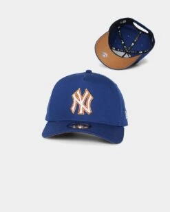 New Era New York Yankees "Cereal" 9FORTY A-Frame Snapback Light Royal