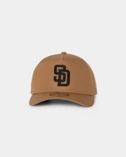 New Era San Diego Padres 'Wheat' 9FORTY A-Frame Snapback Wheat/Black