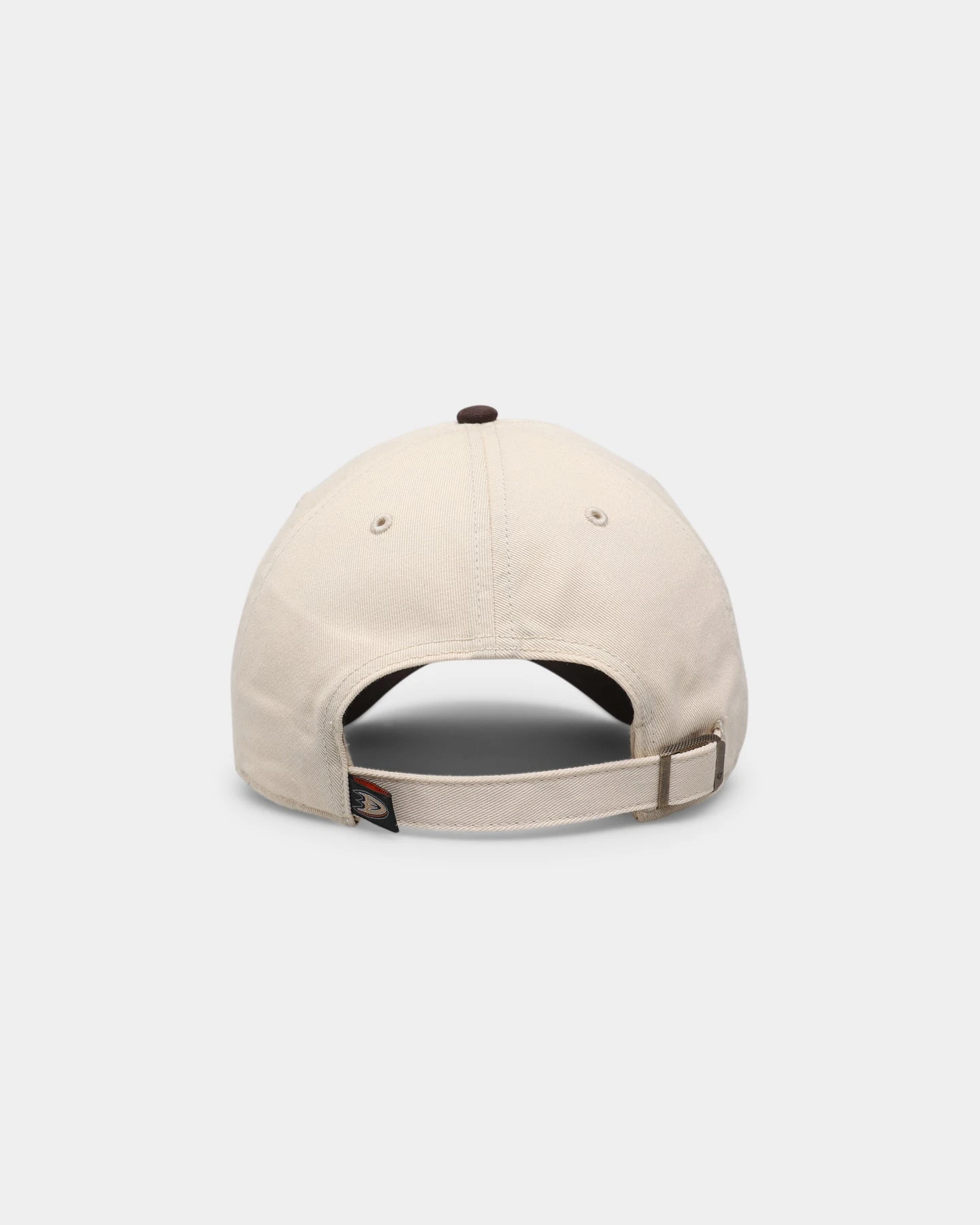 '47 BRAND 47 Brand Anaheim Ducks 'Cookies & Cream' Clean Up Strapback Natural/Brown 4 '47 BRAND 47 Brand Anaheim Ducks 'Cookies & Cream' Clean Up Strapback Natural/Brown - Image 2