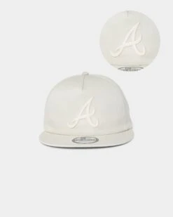 New Era Atlanta Braves 'Chain Stitch' Old Golfer Snapback Stone