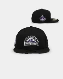 New Era Colorado Rockies 'Camo Undervisor' 59FIFTY Fitted Black