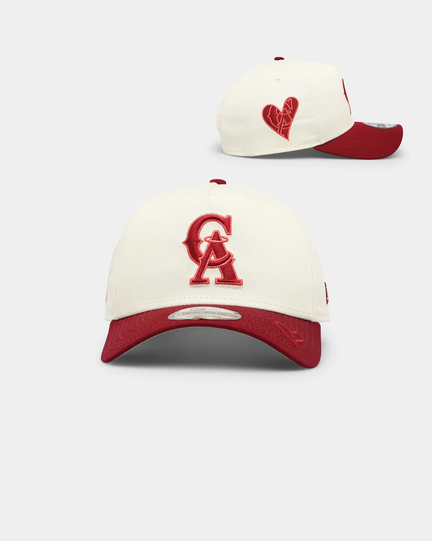 New Era California Angels 'Certified Lover 2.0' 9FORTY A-Frame Snapback Chrome White 3 New Era California Angels 'Certified Lover 2.0' 9FORTY A-Frame Snapback Chrome White