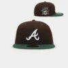 New Era Atlanta Braves 'Beef & Broccoli' 59FIFTY Fitted Dark Brown -Culture Kings 01028783 YD052 default 0010
