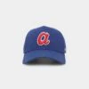'47 BRAND 47 Brand Atlanta Braves Cooperstown Retro Logo 47 MVP DT Snapback Royal
