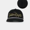 '47 BRAND 47 Brand Vegas Golden Knights 'NHL Corduroy Team Script' Corduroy Crossrope 47 Hitch Snapback Black -Culture Kings 01029099 YB001 default 0010