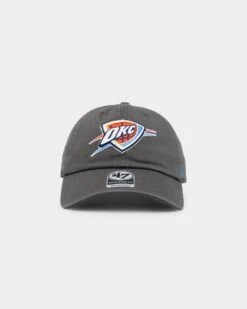 '47 BRAND 47 Brand Oklahoma City Thunder 47 Clean Up Strapback Charcoal