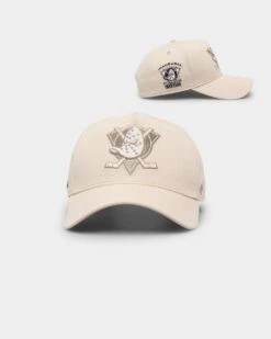 '47 BRAND 47 Brand Anaheim Ducks 'Caramel Swirl' Sure Shot TT Cotton MVP Snapback Natural/Khaki