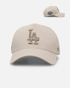 '47 BRAND 47 Brand Los Angeles Dodgers 'Caramel Swirl' Sure Shot TT Cotton MVP Snapback Natural/Khaki