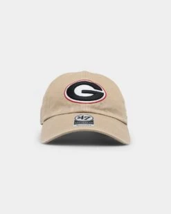 '47 BRAND 47 Brand Georgia Bulldogs '47 Clean Up Strapback Khaki