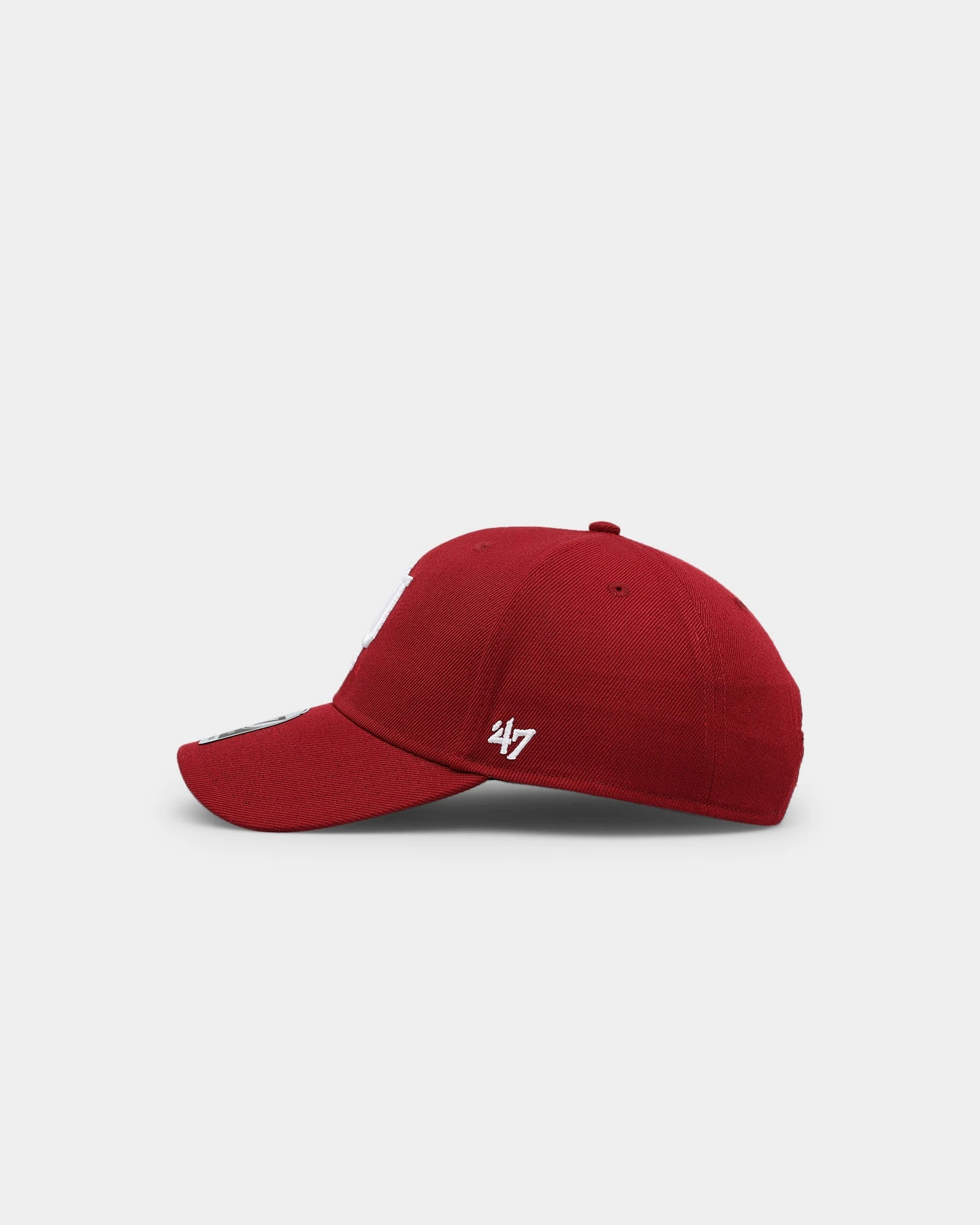 '47 BRAND 47 Brand Indiana Hoosiers '47 MVP Strapback Dark Red 6 '47 BRAND 47 Brand Indiana Hoosiers '47 MVP Strapback Dark Red - Image 4