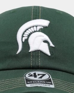 '47 BRAND 47 Brand Michigan State Spartans Trawler '47 Clean Up Strapback Dark Green -Culture Kings 01029555 YD009 default 000050