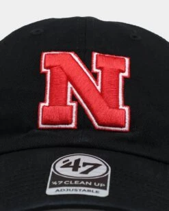 '47 BRAND 47 Brand Nebraska Cornhuskers '47 Clean Up Strapback Black -Culture Kings 01029560 YB001 default 0050