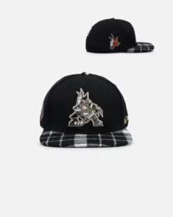 Pro Standard Arizona Coyotes Pro Prep Plaid Snapback Black