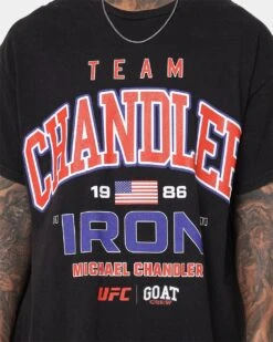 Goat Crew X UFC Michael Chandler Team Chandler T-Shirt Black Wash 10 Goat Crew X UFC Michael Chandler Team Chandler T-Shirt Black Wash -Culture Kings 01029936 YB295 mens 0030