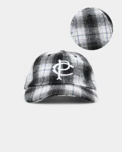 Carre Chat Cap Black Plaid