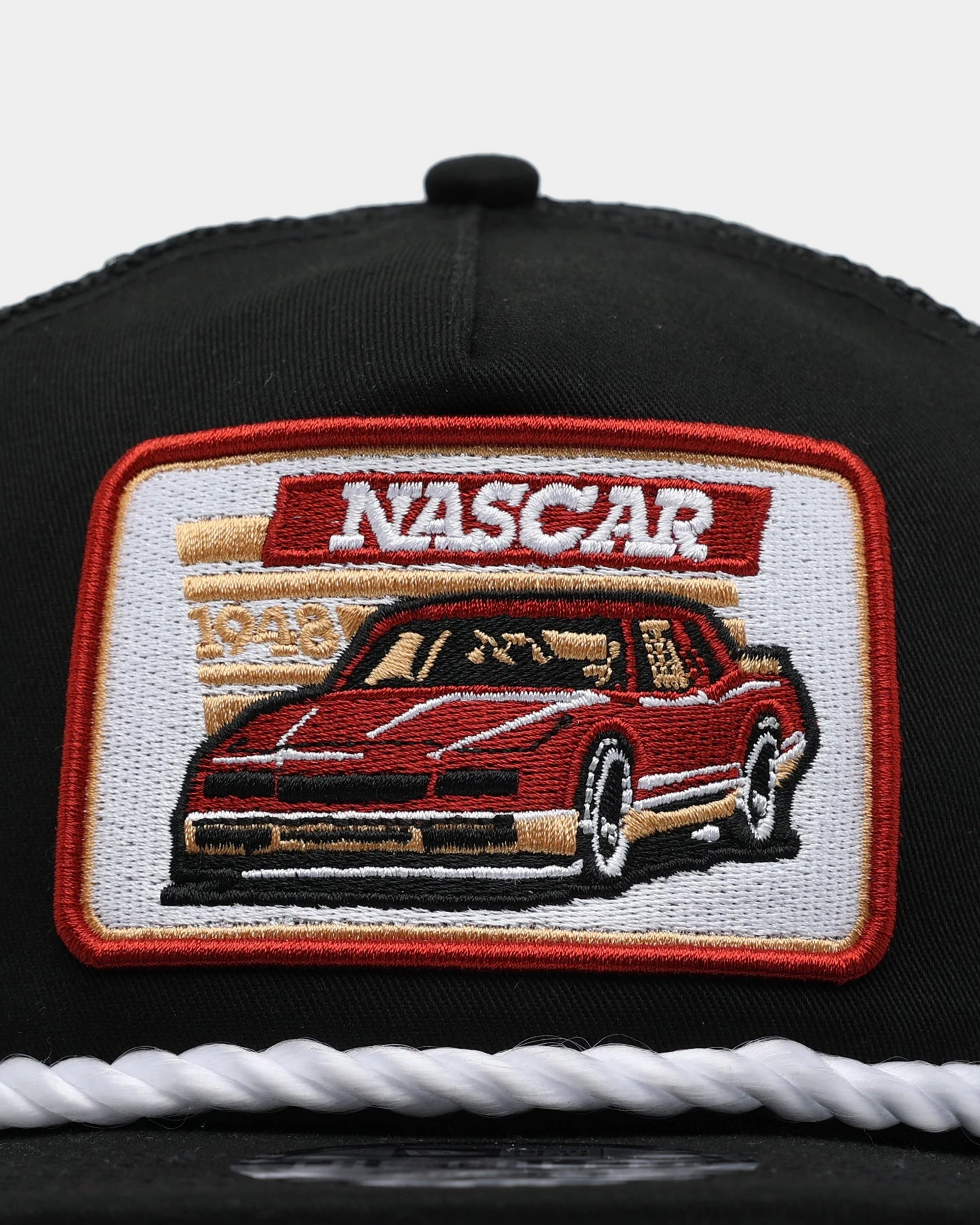 New Era X Nascar Sponsors Black 48 Golfer Trucker Snapback Black 7 New Era X Nascar Sponsors Black 48 Golfer Trucker Snapback Black - Image 5