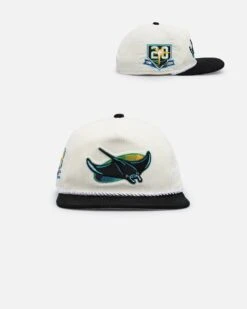 New Era Tampa Bay Rays '2-Tone Corduroy' Golfer Snapback Chrome/Black