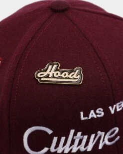 Hood X Culture Kings Las Vegas Collab Original Snapback Maroon -Culture Kings 01030460 YM100 default 0070
