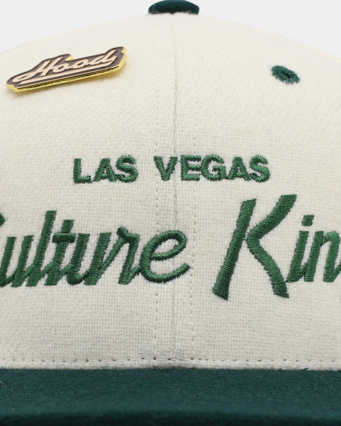 Hood X Culture Kings Las Vegas Collab Original Snapback White/Forest 7 Hood X Culture Kings Las Vegas Collab Original Snapback White/Forest - Image 5
