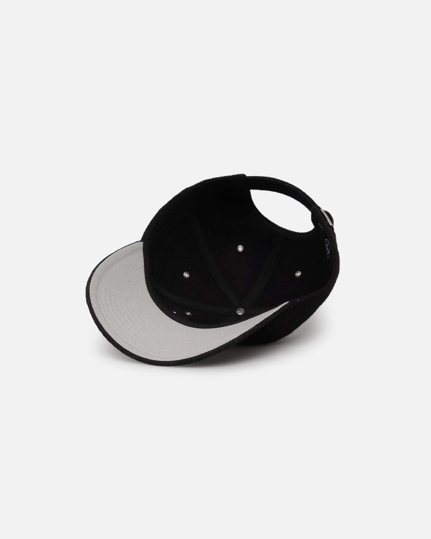 '47 BRAND 47 Brand Florida Marlins 'Wooly Clean-Up' Strapback Black 8 '47 BRAND 47 Brand Florida Marlins 'Wooly Clean-Up' Strapback Black - Image 6