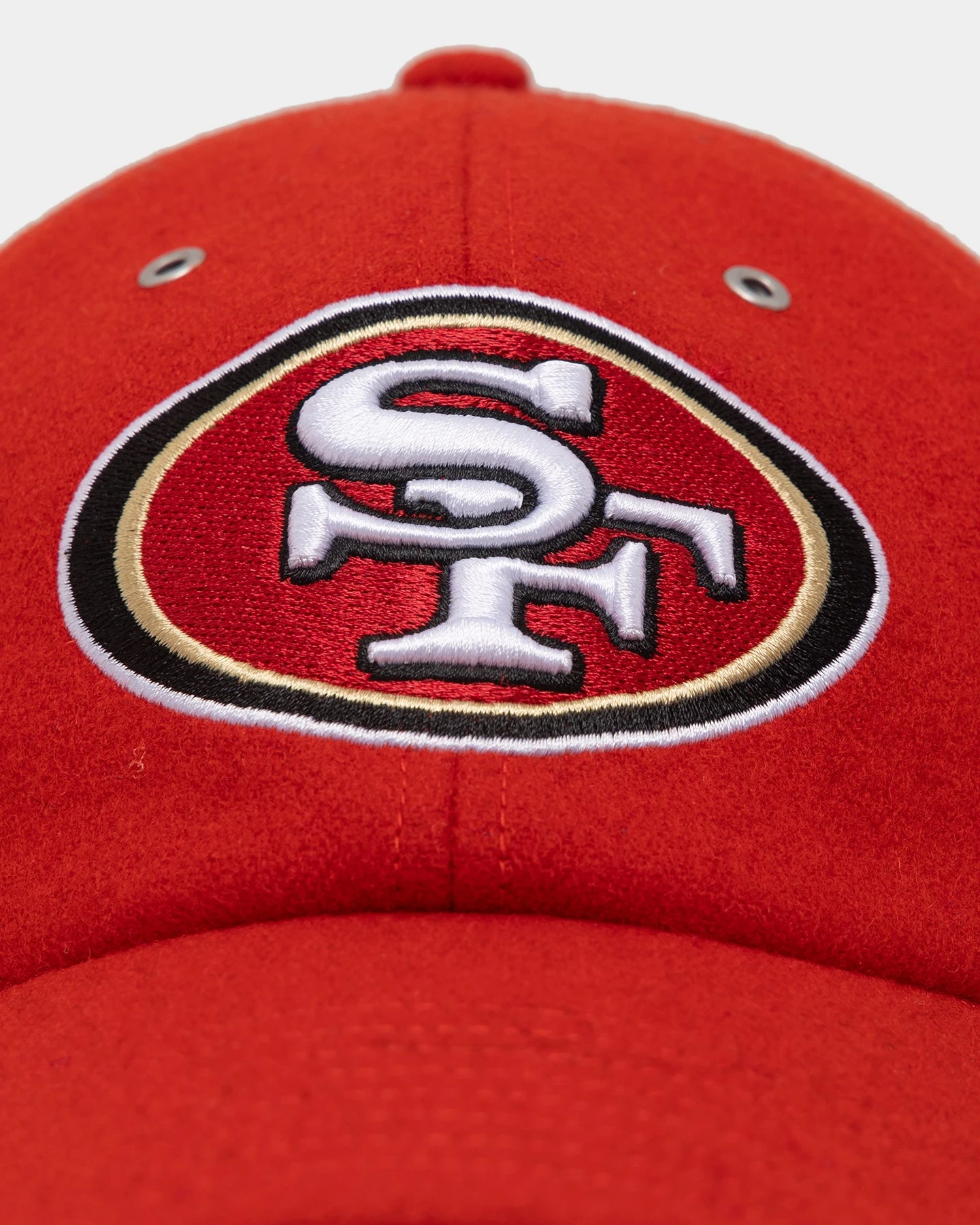 '47 BRAND 47 Brand San Francisco 49ers Wooly '47 Clean Up Strapback Red 7 '47 BRAND 47 Brand San Francisco 49ers Wooly '47 Clean Up Strapback Red - Image 5