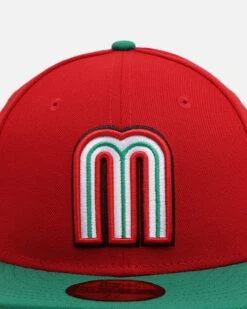 New Era Mexico National Baseball Team 'World Baseball Classic Mexico' 59FIFTY Fitted Scarlet/Kelly Green -Culture Kings 01031199 YS795 default 000050
