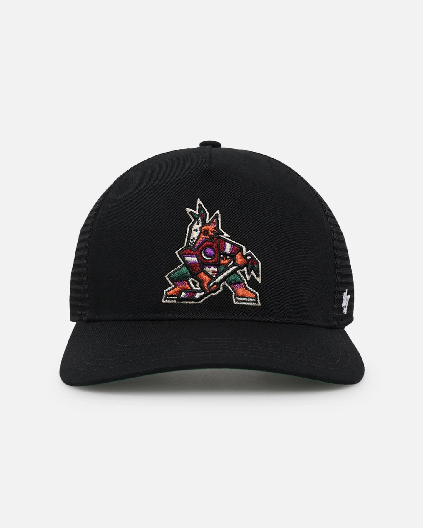 '47 BRAND 47 Brand Arizona Coyotes Mesh '47 Hitch Trucker Snapback Black/Team 3 '47 BRAND 47 Brand Arizona Coyotes Mesh '47 Hitch Trucker Snapback Black/Team