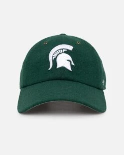 '47 BRAND 47 Brand Michigan State Spartans Wooly Clean Up Strapback Dark Green