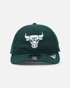 New Era Chicago Bulls 'Retro Crown Classic' 9FIFTY Retro Crown Strapback Dark Green