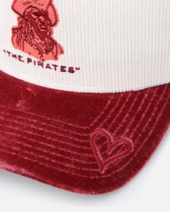 New Era Pittsburgh Pirates 'Premium Corduroy Velvet' 9FORTY A-Frame Snapback Chrome White/Cardinal 11 New Era Pittsburgh Pirates 'Premium Corduroy Velvet' 9FORTY A-Frame Snapback Chrome White/Cardinal -Culture Kings 01031854 YE170 default 0020