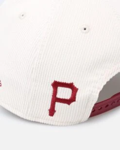 New Era Pittsburgh Pirates 'Premium Corduroy Velvet' 9FORTY A-Frame Snapback Chrome White/Cardinal 17 New Era Pittsburgh Pirates 'Premium Corduroy Velvet' 9FORTY A-Frame Snapback Chrome White/Cardinal -Culture Kings 01031854 YE170 default 0080