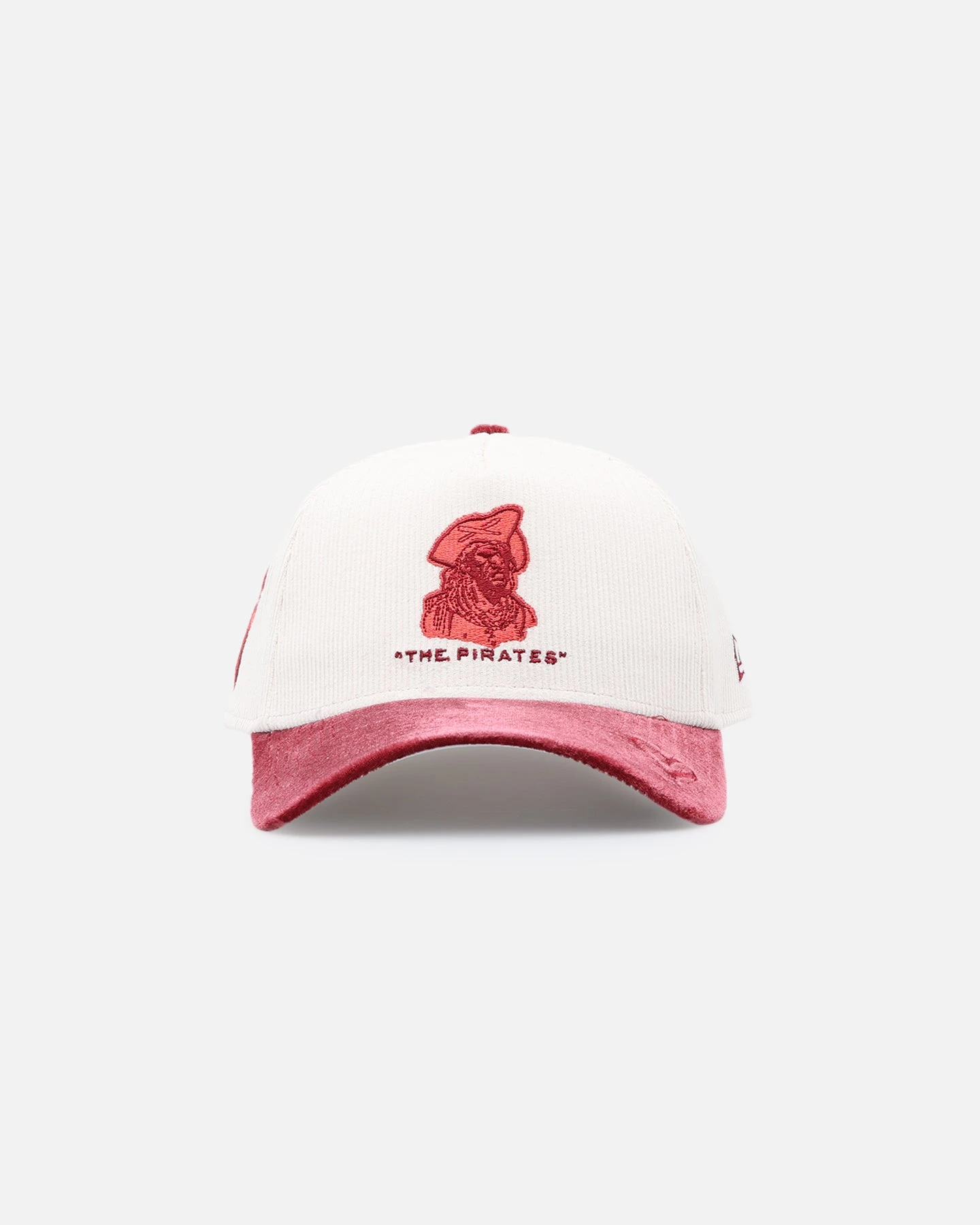 New Era Pittsburgh Pirates 'Premium Corduroy Velvet' 9FORTY A-Frame Snapback Chrome White/Cardinal 3 New Era Pittsburgh Pirates 'Premium Corduroy Velvet' 9FORTY A-Frame Snapback Chrome White/Cardinal