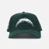New Era Los Angeles Chargers 'Dark Green Cord' 9FORTY A-Frame Snapback Dark Green -Culture Kings 01032132 YD009 default 0010