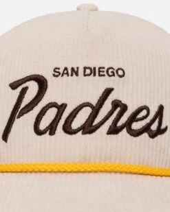 '47 BRAND 47 Brand San Diego Padres 'MLB Opening Day' Corduroy Crossrope Hitch Snapback Natural -Culture Kings 01032170 YN001 default 000060