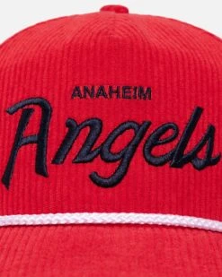 '47 BRAND 47 Brand Anaheim Angels 'MLB Opening Day' Corduroy Crossrope Hitch Snapback Red -Culture Kings 01032185 YR001 default 000050