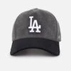 '47 BRAND 47 Brand Los Angeles Dodgers 'Apollo Corduroy' Offside DT Snapback Black