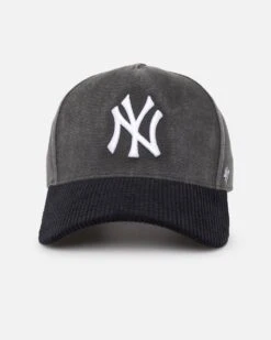 '47 BRAND 47 Brand New York Yankees 'Apollo Corduroy' Offside DT Snapback Black