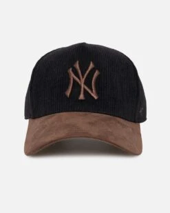 '47 BRAND 47 Brand New York Yankees 'Black Barren' 47 Offside DT Corduroy Snapback Black