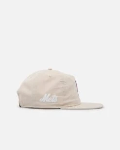 New Era New York Mets 'Brushed Nylon Retro Crown' 9FIFTY Adjustable Strapback Cream 10 New Era New York Mets 'Brushed Nylon Retro Crown' 9FIFTY Adjustable Strapback Cream -Culture Kings 01032527 YC600 default 0030