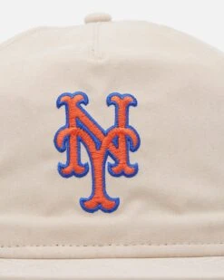 New Era New York Mets 'Brushed Nylon Retro Crown' 9FIFTY Adjustable Strapback Cream 12 New Era New York Mets 'Brushed Nylon Retro Crown' 9FIFTY Adjustable Strapback Cream -Culture Kings 01032527 YC600 default 0050