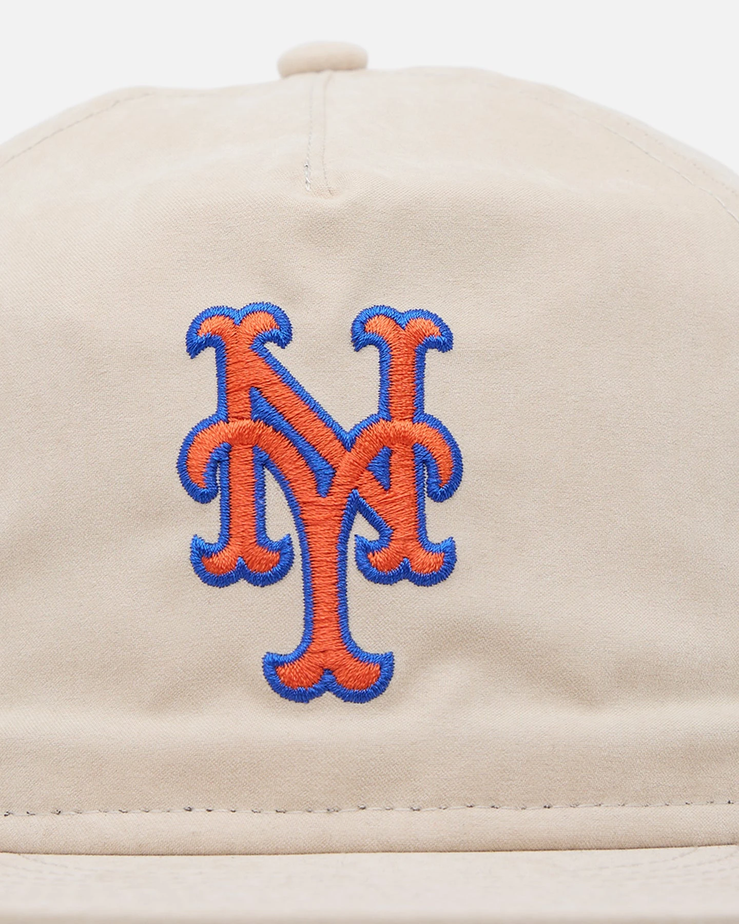 New Era New York Mets 'Brushed Nylon Retro Crown' 9FIFTY Adjustable Strapback Cream 7 New Era New York Mets 'Brushed Nylon Retro Crown' 9FIFTY Adjustable Strapback Cream - Image 5
