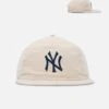 New Era New York Yankees 'Brushed Nylon Retro Crown' 9FIFTY Adjustable Strapback Cream -Culture Kings 01032530 YC600 default 0010