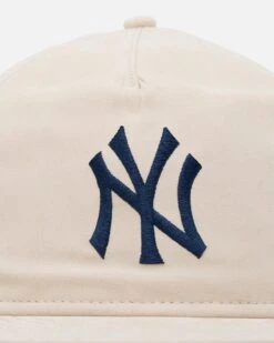 New Era New York Yankees 'Brushed Nylon Retro Crown' 9FIFTY Adjustable Strapback Cream -Culture Kings 01032530 YC600 default 0050