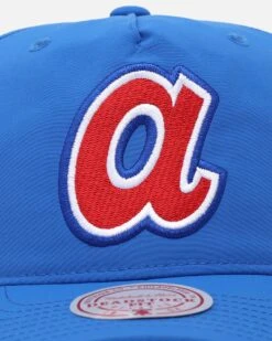 Mitchell & Ness Atlanta Braves Retro Matte Nylon Origins Snapback Blue -Culture Kings 01032873 YX001 default 0060