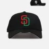 New Era San Diego Padres 'Sugar Skull Side Patch' 9FORTY A-Frame Snapback Black/Red/Green -Culture Kings 01033151 YB186 default 0010
