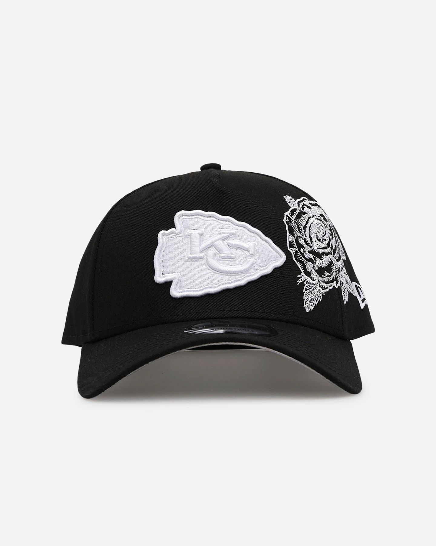 New Era Kansas City Chiefs 'Ornate Rose' 9FORTY A-Frame Snapback Black/White 3 New Era Kansas City Chiefs 'Ornate Rose' 9FORTY A-Frame Snapback Black/White