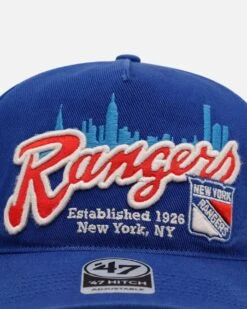 '47 BRAND 47 Brand New York Rangers 'NHL Trophy Case' Premium Hitch Snapback Blue -Culture Kings 01033479 YX001 default 0050